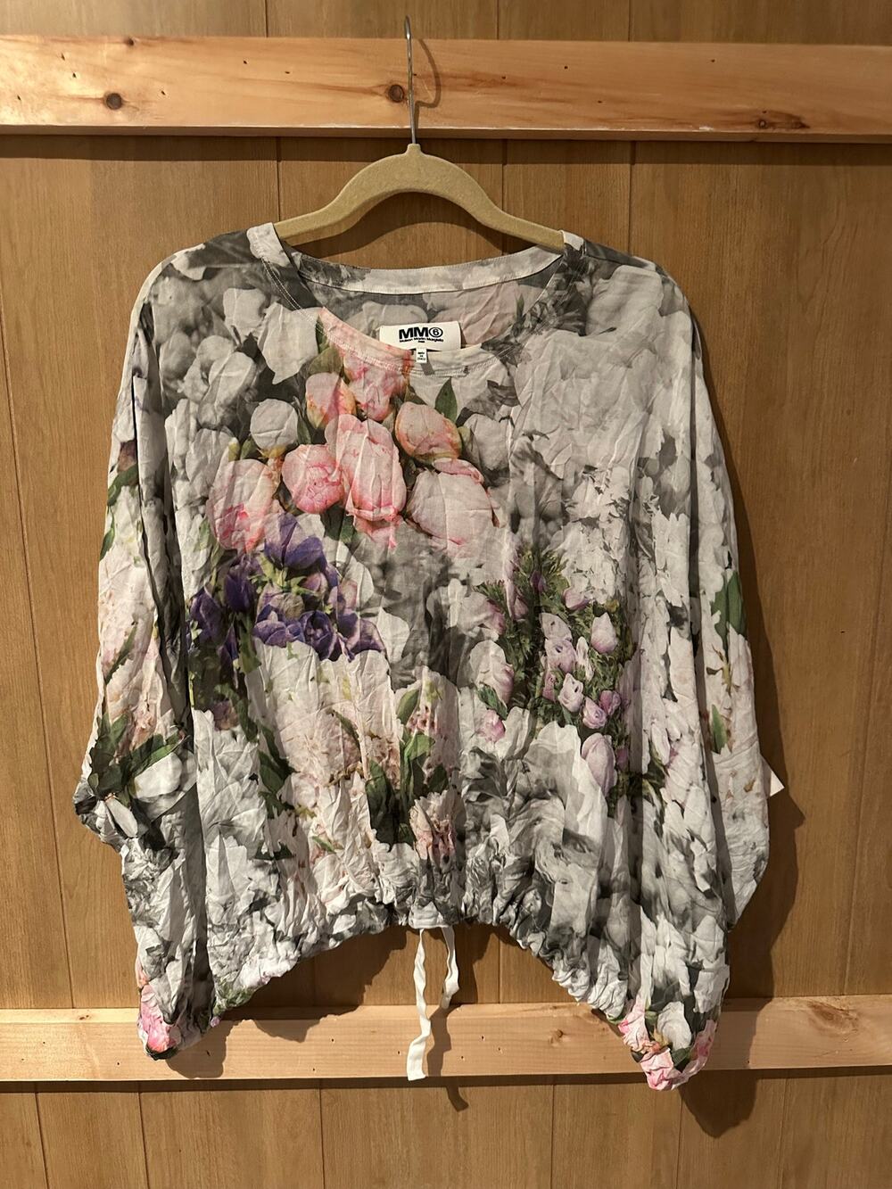 Maison Martin Margiela - oversized Floral Blouse / IT 40